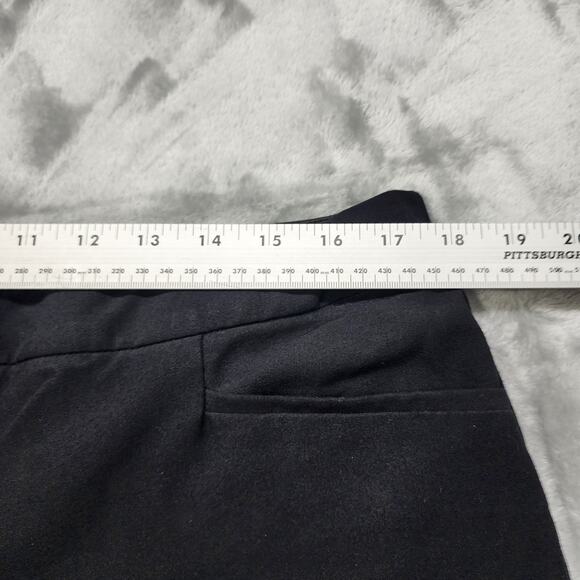 INC International Concepts Pants Womens 16 Black High Rise Slim Leg Office - Picture 8 of 12